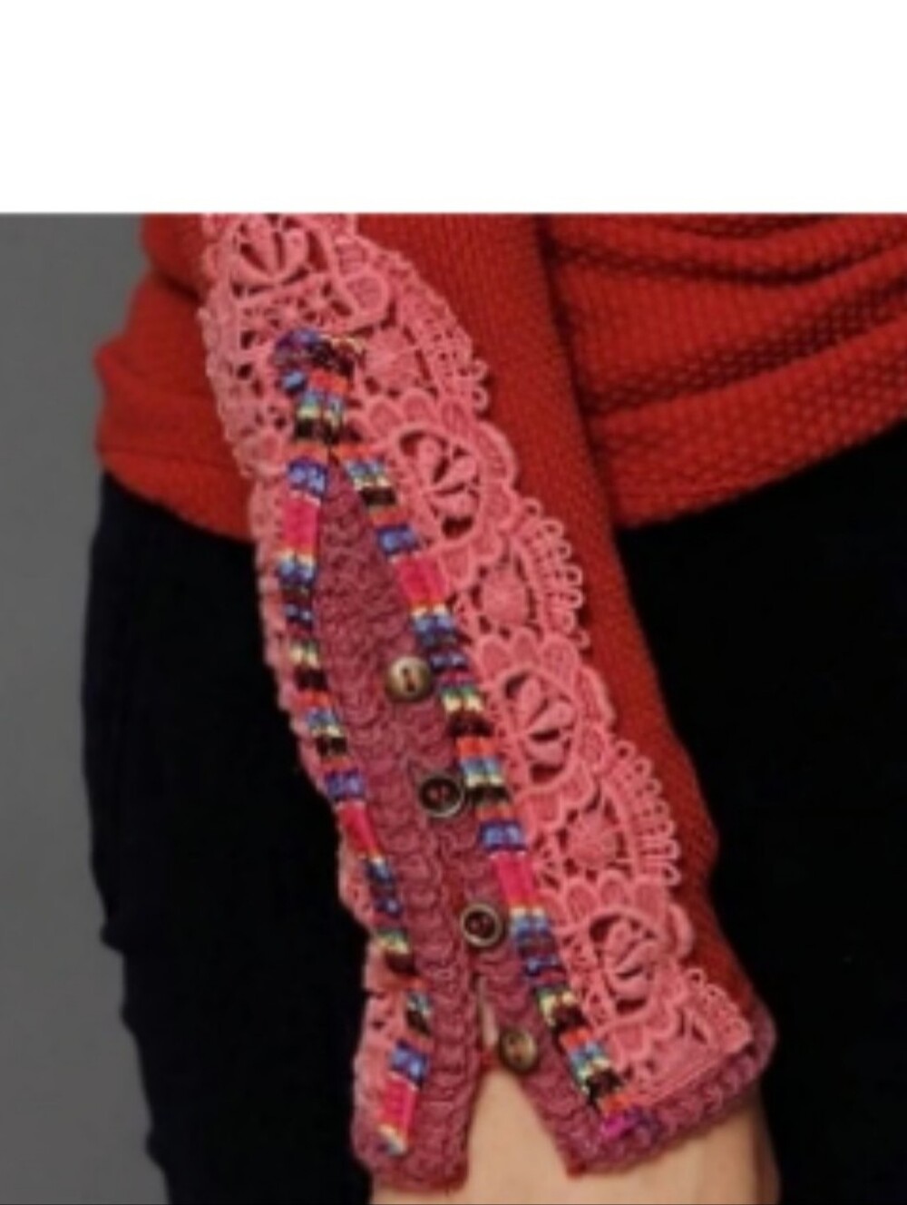 Rare Free People Meadow Fiesta Cuff